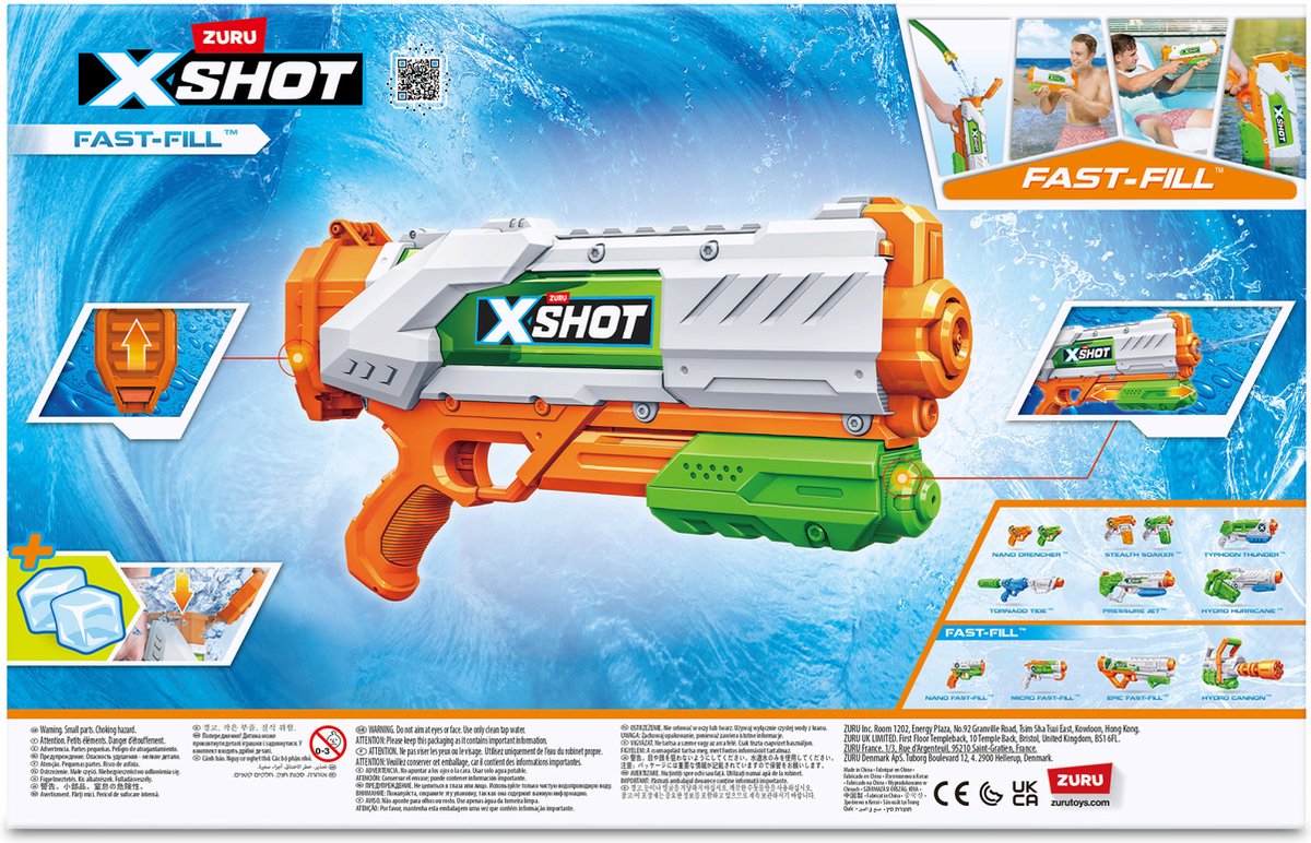 XSHOT Watergevecht Snelvullende Water Blaster van ZURU - Waterpistool — afbeelding 8