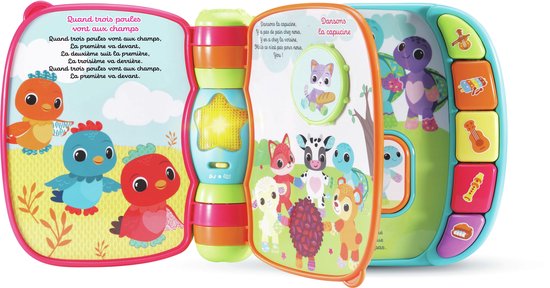 Interactief kinderboek Vtech Baby Super Enchanted Book of Baby Kitties Blauw Multicolour van Vtech — afbeelding 3