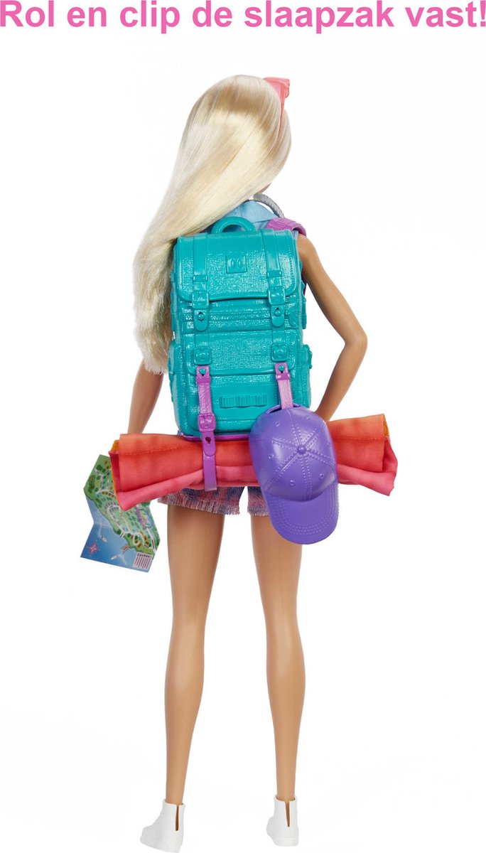 Barbie Camping - Kamperen met Malibu en Brooklyn met accessoires - Pop — afbeelding 2