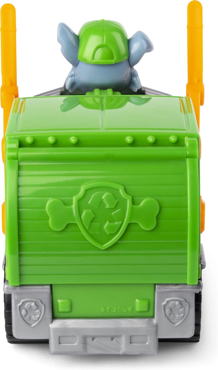 PAW Patrol - Rocky's Recycle Truck - speelgoedauto met speelfiguur - 80% gerecycled plastic - duurzaam speelgoed — afbeelding 20