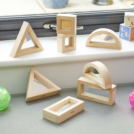 TickiT - Spiegel Blokken Set - Groot (8 stuks) van TickiT — afbeelding 2