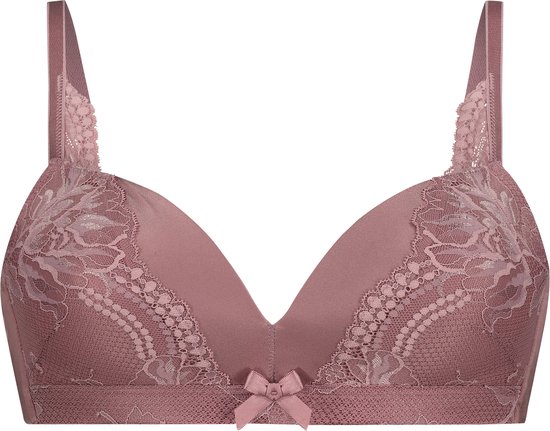 DotVol Dames Comfort Full Cup Minimizer Bh's Zonder Beugels Grote Maat Ondergoed(85F,Roze