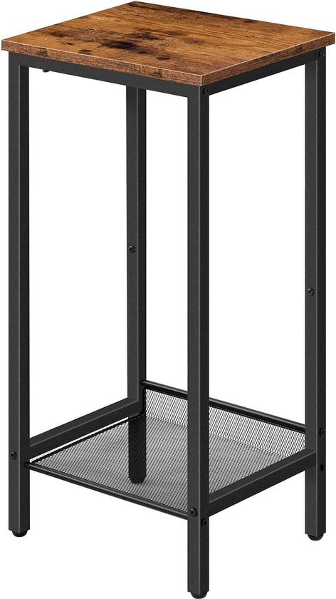 ChooChoo Bijzettafel woonkamer, smalle bijzettafel met lade en plank, 3-laags sofa eindtafel voor kleine ruimte, wit ChooChoo Bijzettafel woonkamer, smalle bijzettafel met lade en plank, 3-laags sofa eindtafel voor kleine ruimte, wit