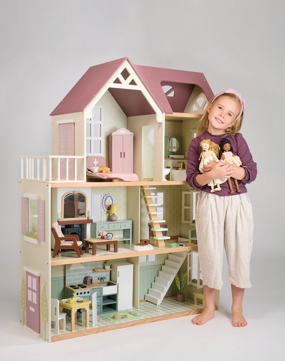 Accessoires Cuisine Miniature 1/12 Pour Maison De Poupée - Set Pâtisserie Avec Table, Chaises Et Ustensiles - Décoration Jouet En Bois Et Résine