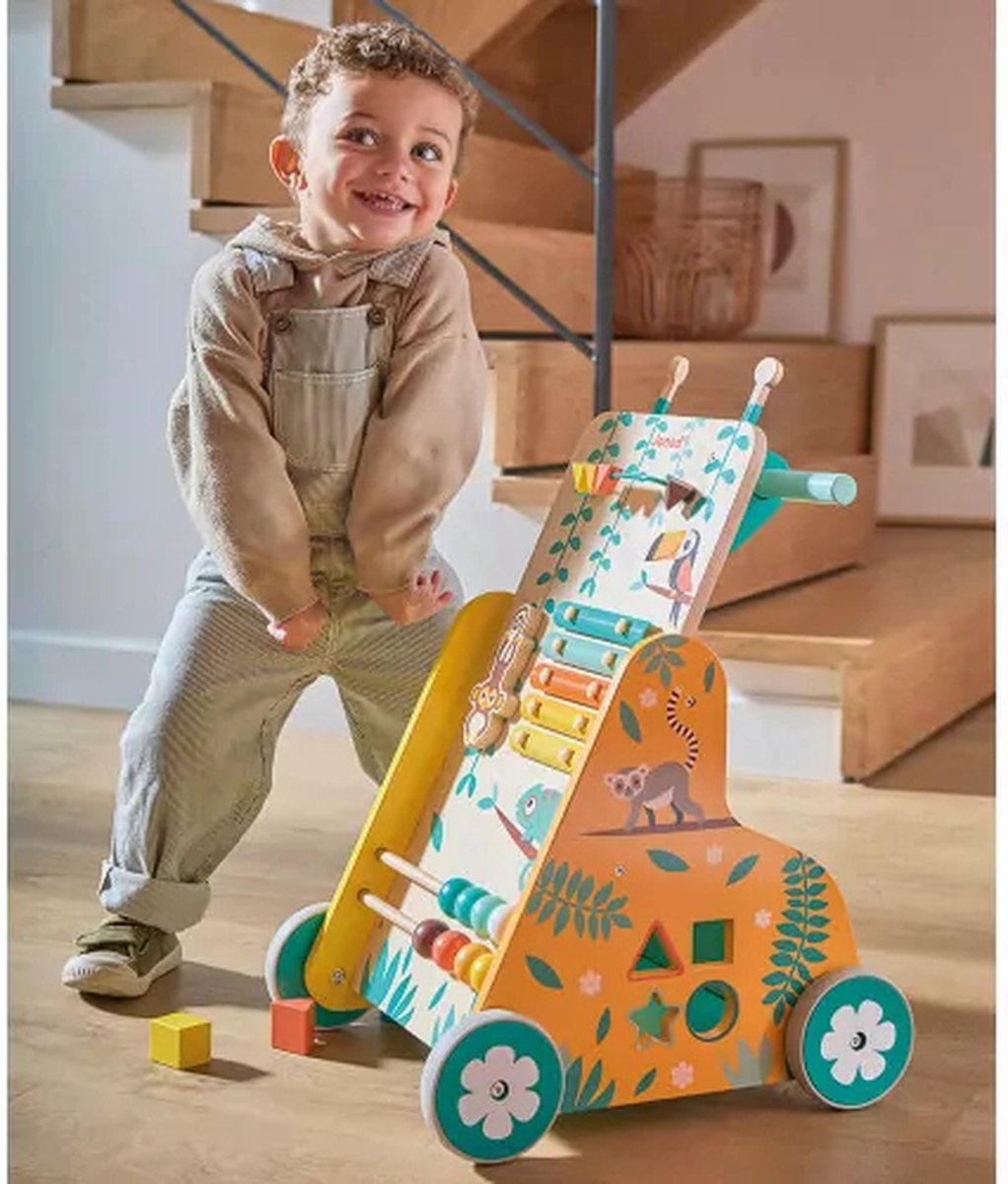 Janod - Tropik - Baby loopwagen met 6 activiteiten — afbeelding 17