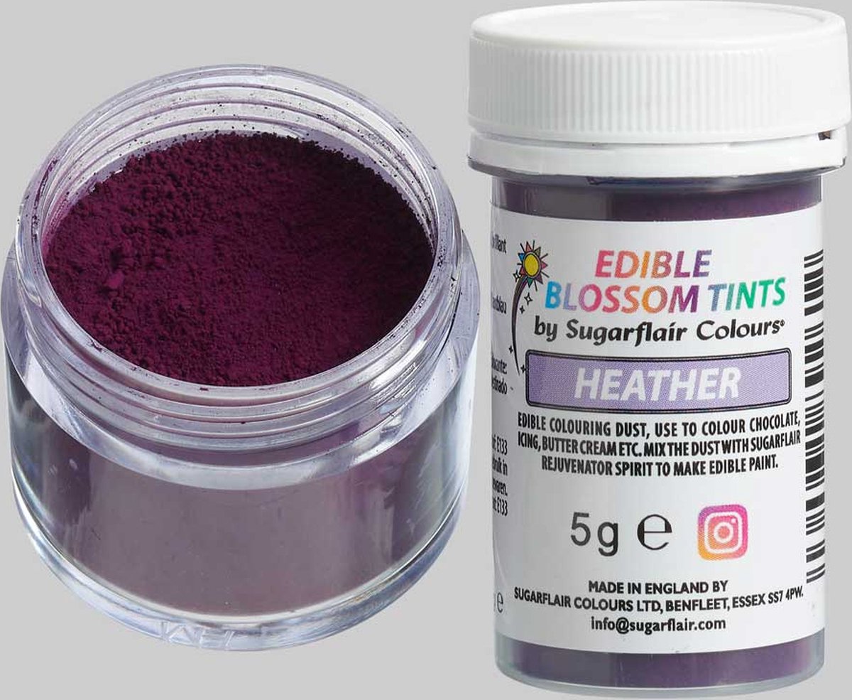 Sugarflair Blossom Tint Dust - Heather - 5g - Eetbare Kleurstof