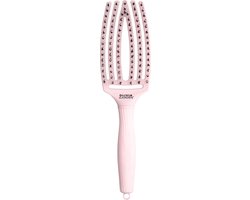 foto van Olivia Garden Borstel Fingerbrush Pastel Pink Combo Medium
