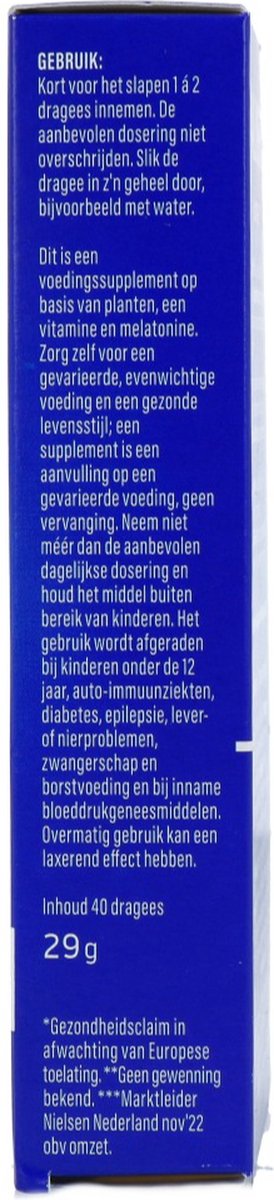 Valdispert Nacht Sterk - Passiebloem voor een goede nachtrust* - 40 tabletten — afbeelding 2