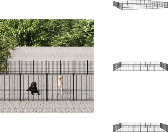 Voldux Hondenkennel met nachthok Rex Voldux Hondenkennel met nachthok Rex