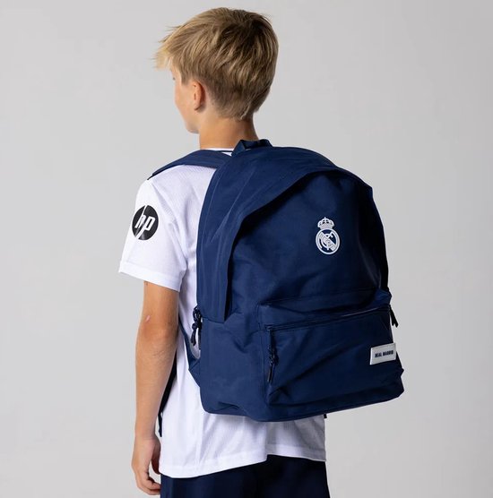 Sac à Chaussures Real Madrid 24/25 - Format Moyen 34x18x15cm Bleu Marine