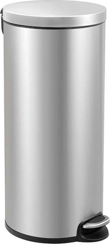 EKO - Serene pedaalemmer 30 liter - Stainless steel Plastic - mat RVS