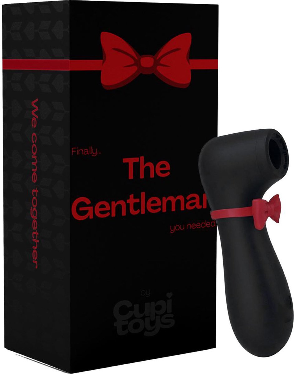 Goedkoopste Cupitoys® Luchtdruk vibrator - The Gentleman - 10cm - 12 standen - Vibrators voor vrouwen en mannen - Sex toys voor vrouwen en mannen