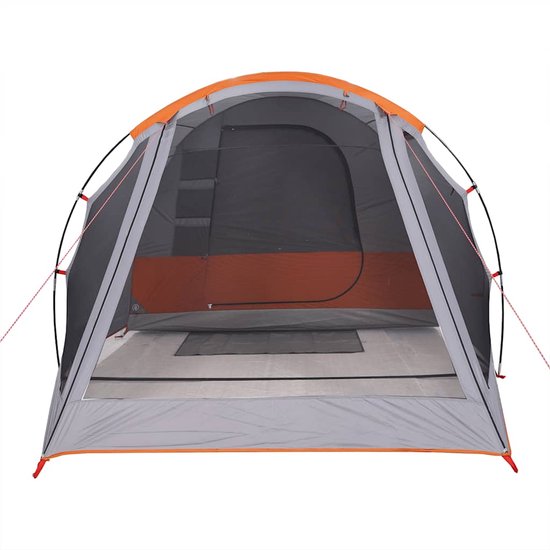 vidaXL - Tunneltent - 4-persoons - waterdicht - grijs van Vidaxl — afbeelding 2