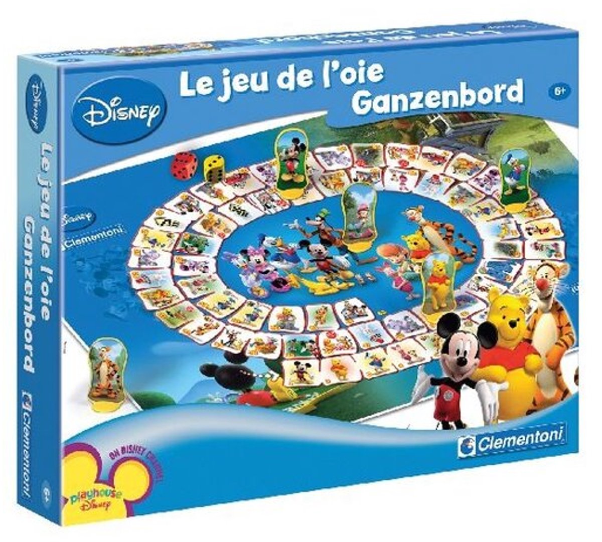Clementoni Bordspel - Ganzenbord Disney - Gezelschapsspel voor Familie - Kinderen vanaf 6 Jaar — afbeelding 6