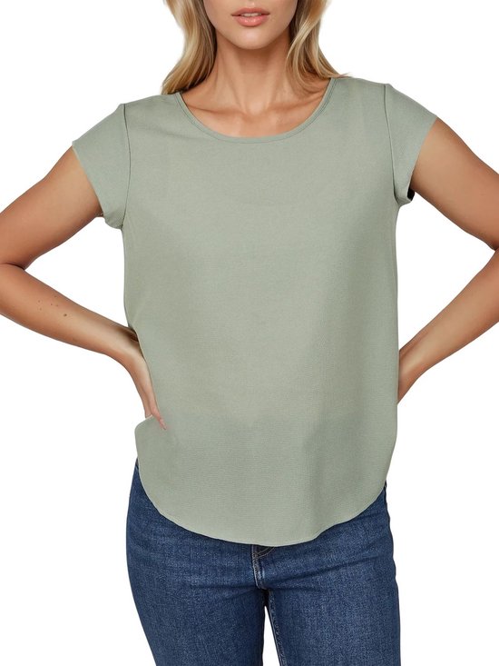 Only T-Shirt Femme ONLVIC bequem Multicolore 40