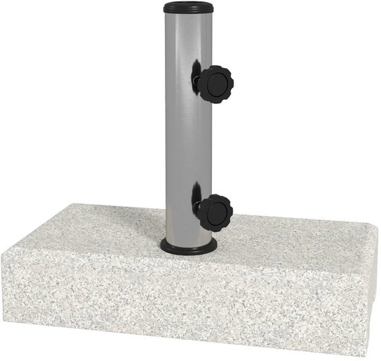 Parasolvoeten - Voet Parasol - Parasolhouder - Tuin - Grijs - Ø32/38/48 mm