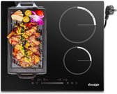 Bol.com Inductie kookplaat - Induction Hob - Induction Cook Top - Inductie Fornuis - Elektrische Brander - 4 Platen met Stekker ... aanbieding