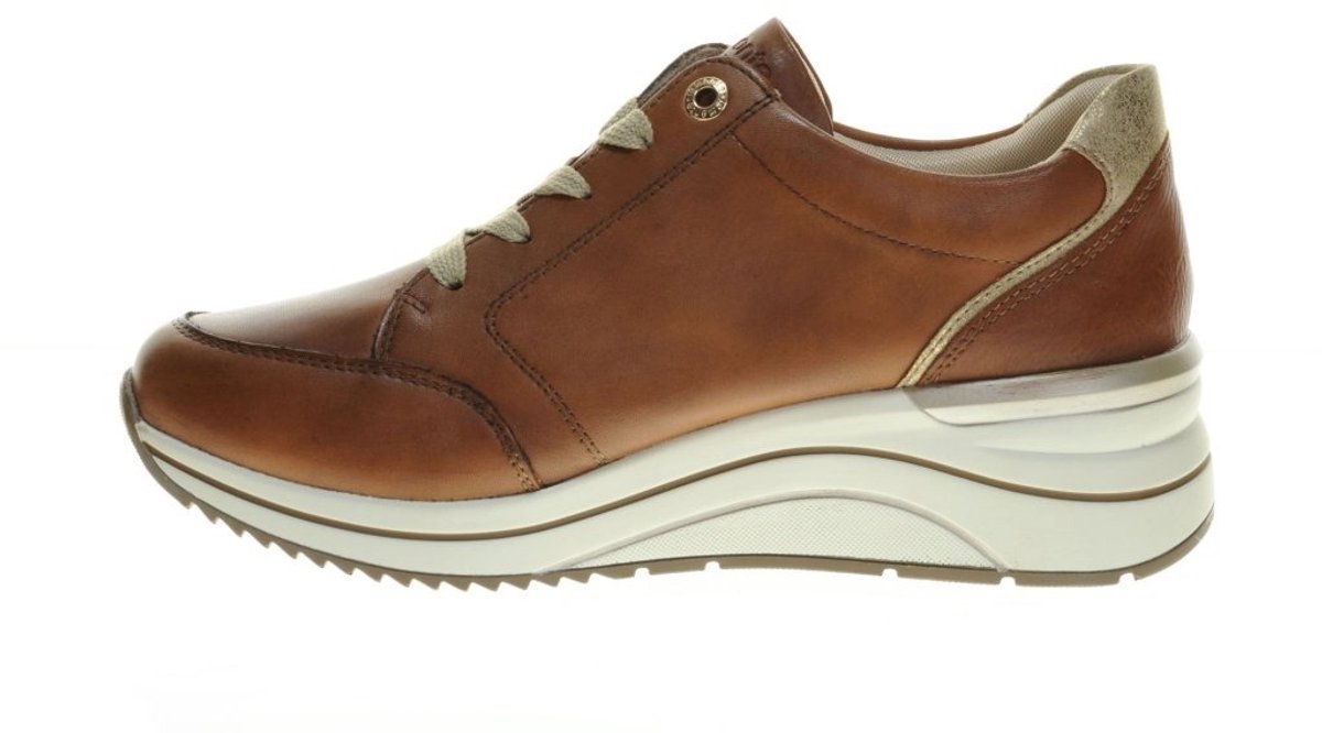 Cognac Sneaker Comfort Remonte maat 41