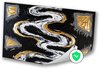 Rivier, Abstract expressionisme, Golf, Zwart, goud, wit, grijs