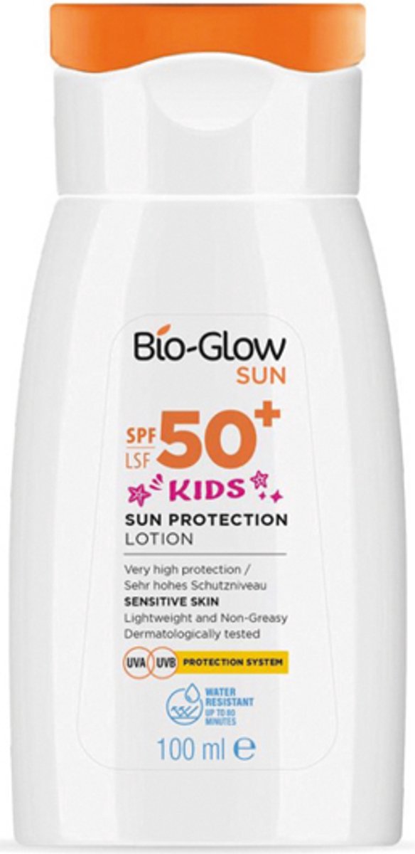 BioGlow Zonnebrand Lotion Kids SPF 50 - 100ml - gevoelige huid
