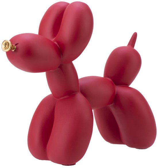 Ornament Ballon Hond Gegalvaniseerde Hars Ambachten Home Decor Woonkamer Decoratie Standbeeld Gift, H, 25X25X9CM