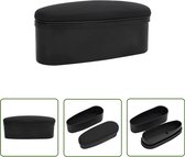 The Living Store Accoudoir de voiture - Simili cuir ABS Zwart - 18,5 x 6,5 x 7,5 cm - Espace de rangement Extra