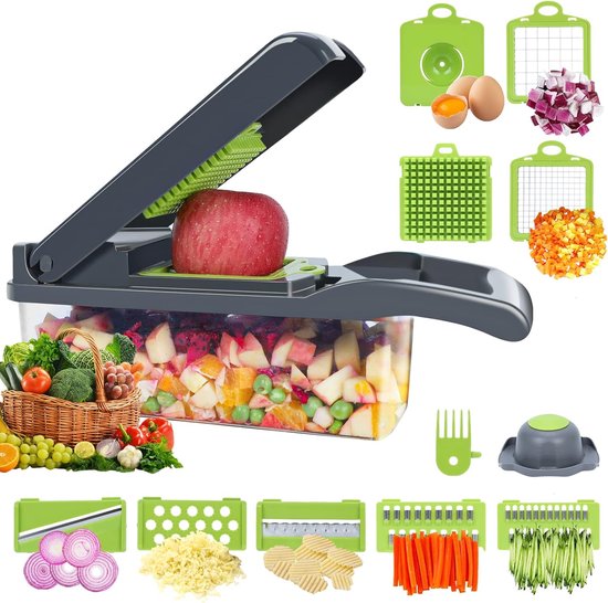 T-GOGO Multifunctionele Groentesnijder - 15-in-1 Professionele