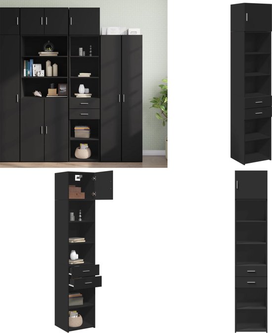 VidaXL Dressoir 45x42,5x93 cm bewerkt hout wit