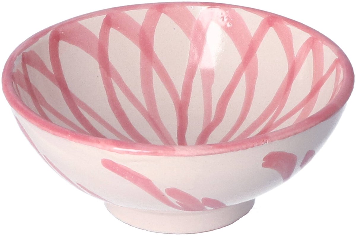 Lenta Living - Ontbijtkom Flor roze 15cm - Kommen
