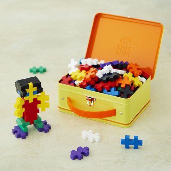 Plus-Plus BIG Opbergbox 70 delige bouwset - 3274 - Bouwspeelgoed - Constructiespeelgoed - Speelkoffer met bouwstenen - Vanaf 1 jaar van Merkloos — afbeelding 5