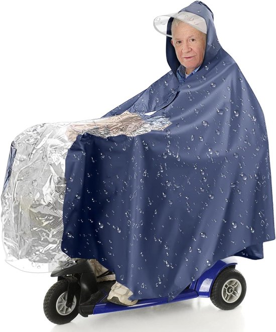 Motorfiets Motor Scooter Motorfiets Luifel, Zonnescherm Regenhoes Paraplu Waterdichte Luifel, met PVC Voorruit