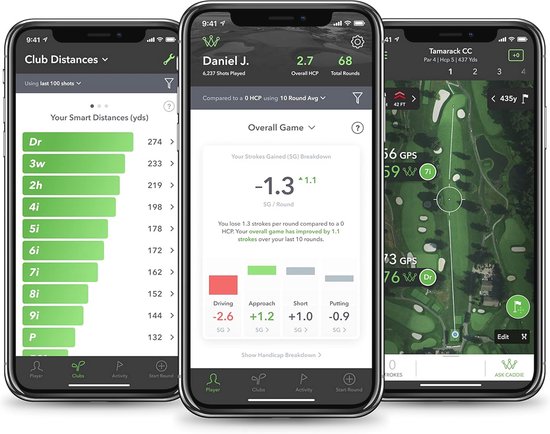 Slimme Golf GPS-afstandsmeter met A.I.-technologie - 3e generatie — afbeelding 3