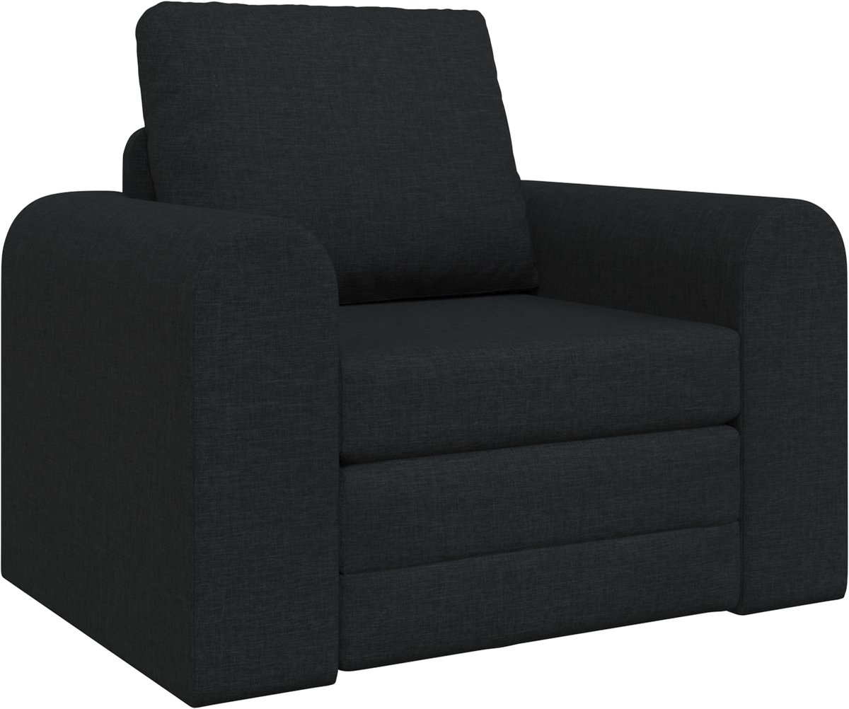 vidaXL Slaapbank - Zwart - 98 - x - 71 - x - 83 - cm - Stof