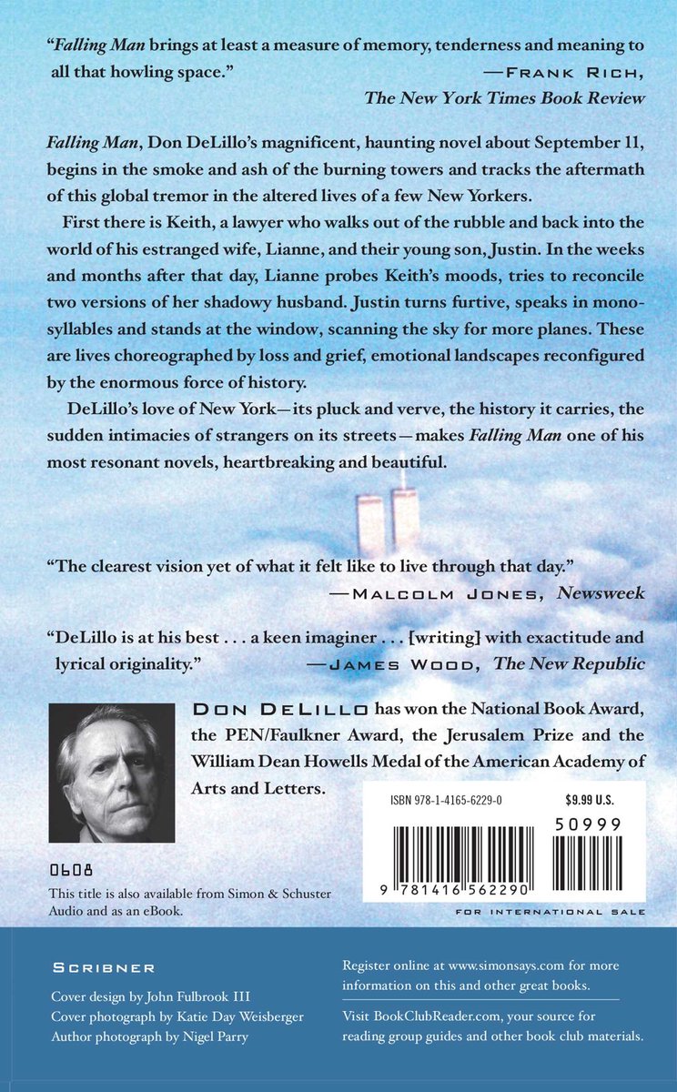 Falling Man - back cover