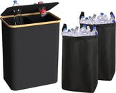 Bol.com SolVva Statiegeld container - Prullenbak - Recyclebak - Statiegeldflessen en blikjes– 140L Prullenbak met 2 Compartiment... aanbieding