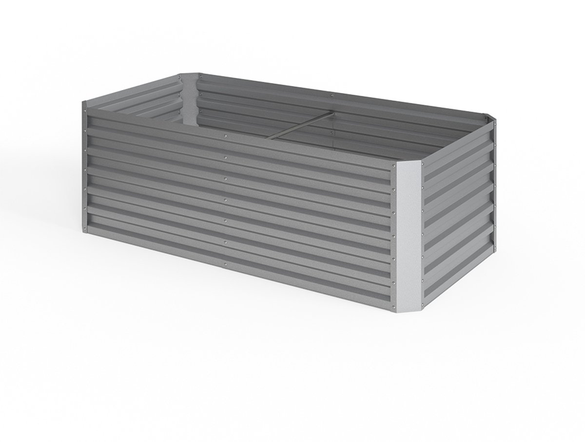 OK-Living Hoogbed – 180 x 60 cm Zilver