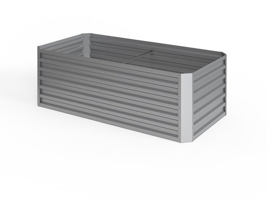 OK-Living Hoogbed – 180 x 60 cm Zilver