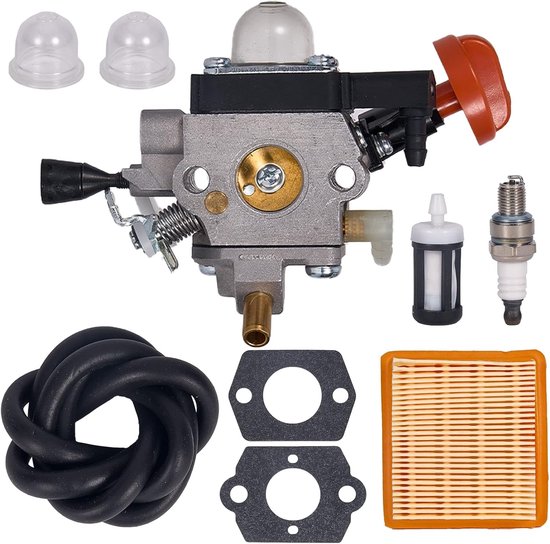 Carburateur Stihl Fs90r Kit Carburateur Pour Débroussailleuse Stihl FS90 FS100 FS110 - Avec Filtre à Air, Bougie, Pompe D'amorçage Débroussailleuse Essence