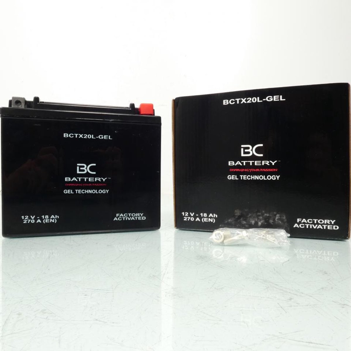 Batterie SLA BC Battery pour Moto Buell 1200 X1 Lighting 1999 à 2002 YTX20L / 12V 18Ah Neuf