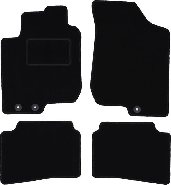 Complete set veloursmatten voor: Hyundai i30 I hatchback, stationwagen, CW (2007-2012)
