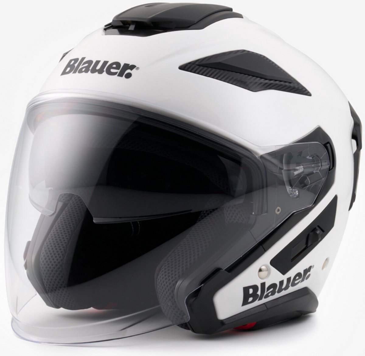 Blauer JJ-01 Monocolor Wit Jethelm - Helm