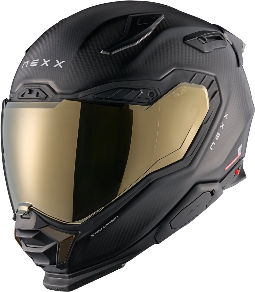 Nexx X.WST 3 Zero Pro Carbon Mat Goud Integraalhelm - Maat S - Helm