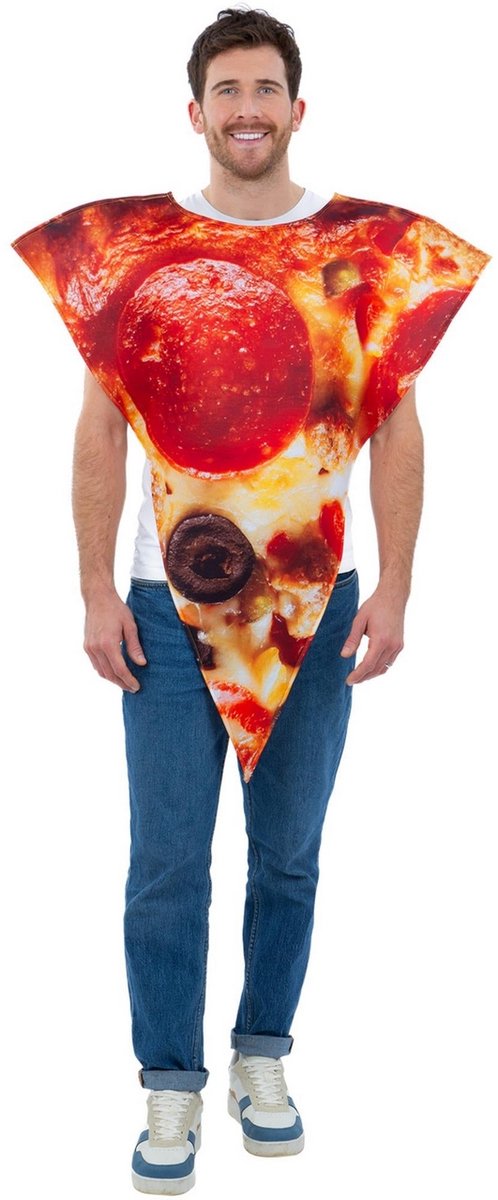 Pittige Pizza Punt Kostuum