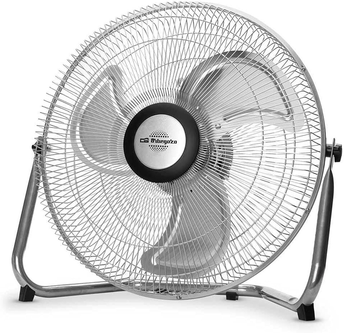 Industriële ventilator met kantelbare functie en 3 snelheden - 40 cm metalen vleugels