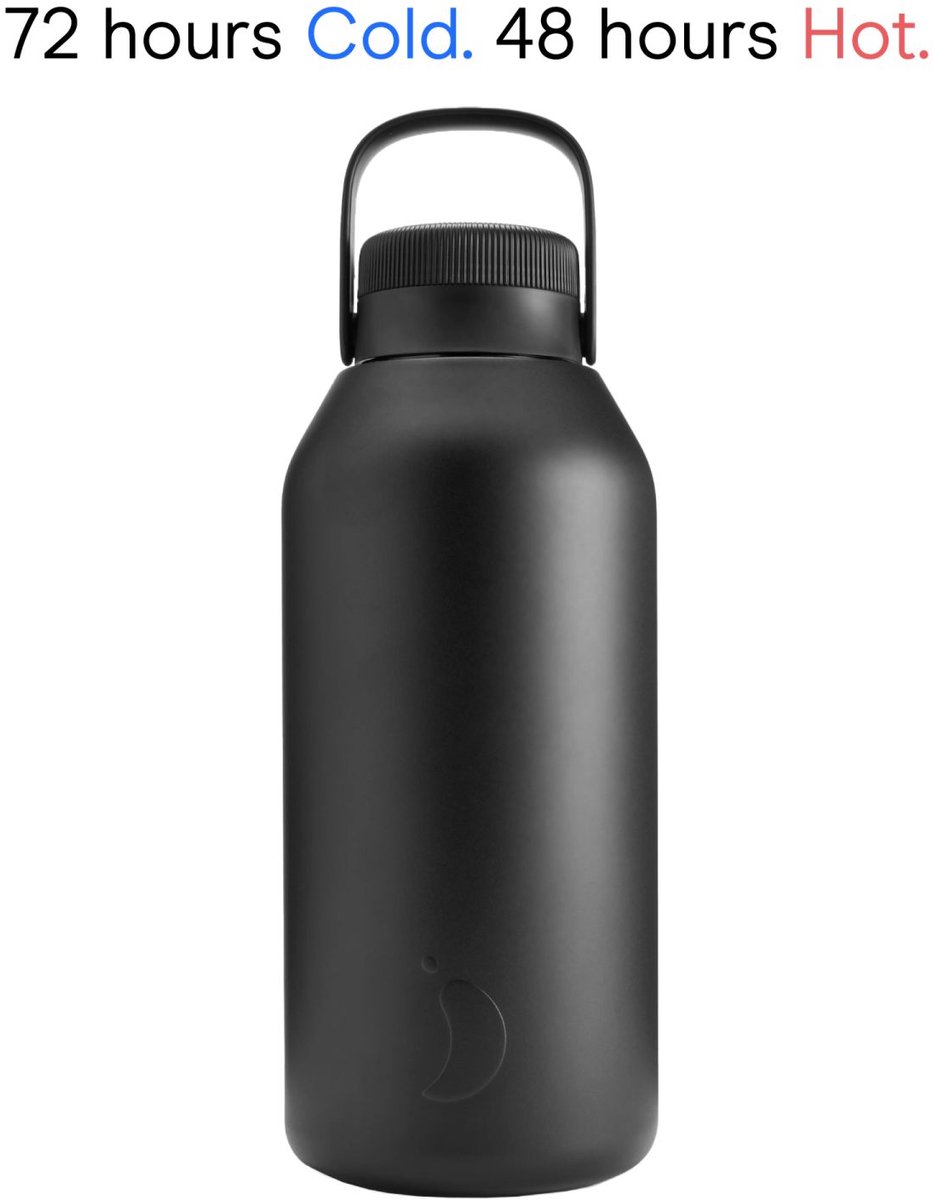 Chilly's Series 2 - Drinkfles - Thermosfles - 4000ml - Abyss Black