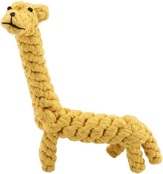 Hondenknuffel - Hondenspeeltje - Hondenspeelgoed - Koe - 46 cm - Geen