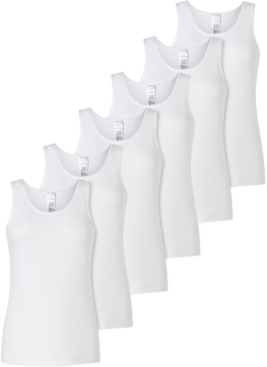 Schiesser Dames onderhemd 6 pack 95/5 Modern Cotton