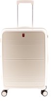 Gladiator Saona Middelgrote Koffer - 65 cm - 70/80 liter - Expandable - TSA slot - Wit