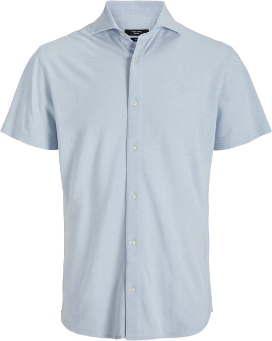 JACK&JONES JPRBLALANCE PIQUE S/S SHIRT SMU Heren Overhemd - Twilight Blue