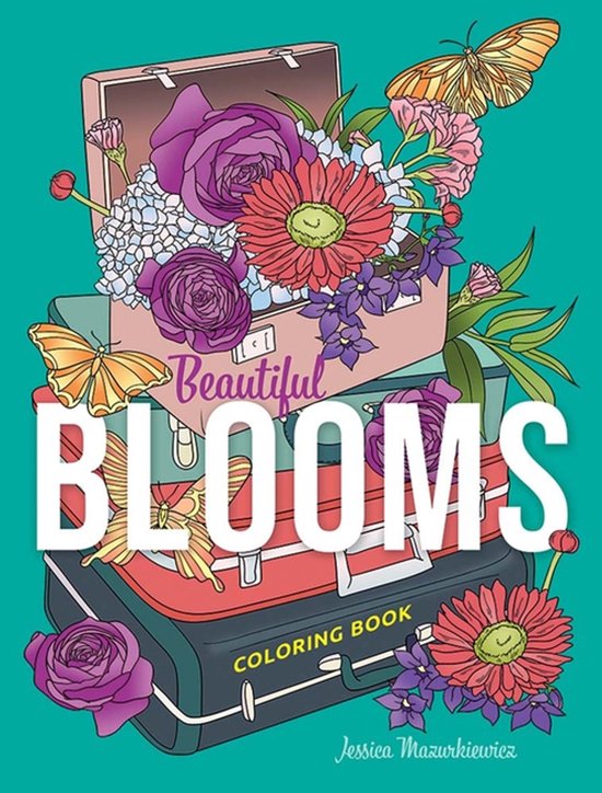 Dover Adult Coloring Books- Beautiful Blooms Coloring Book